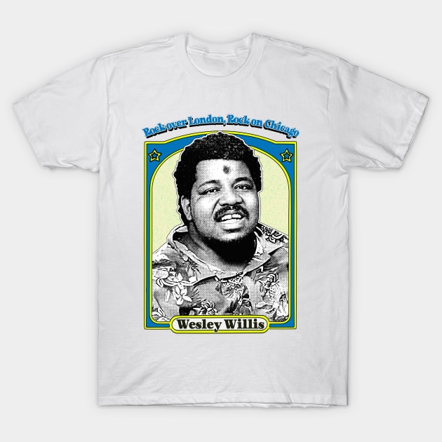 Wesley Willis / Retro Style Fan Art Design T-Shirt by DankFutura